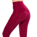 Legginsy letnie Elite bordowe