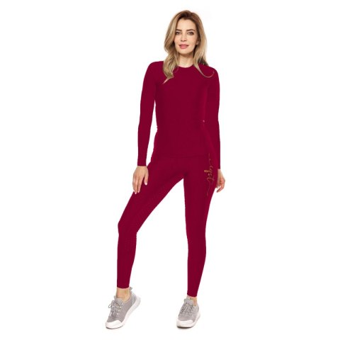Legginsy zimowe Elite bordowe Legginsy zimowe Elite bordowe