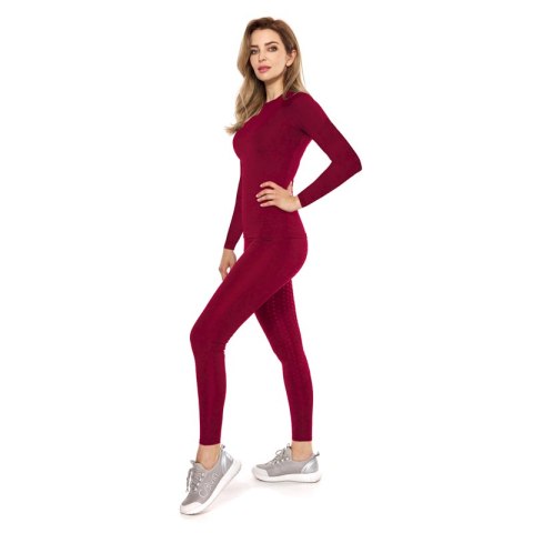 Legginsy zimowe basic bordowe Legginsy zimowe basic bordowe