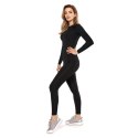 Legginsy zimowe basic czarne